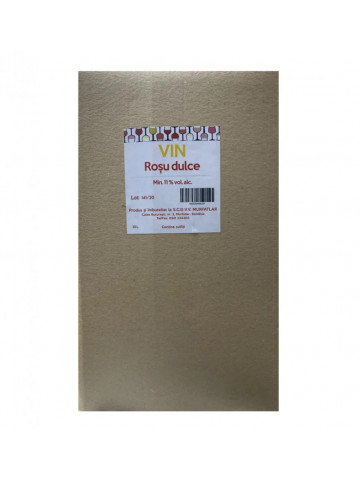Statiunea Murfatlar Vin Rosu Dulce Bag In Box 10L