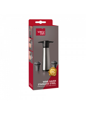 Vacu Vin Pompa Vacumare Wine Saver Stainless Steel