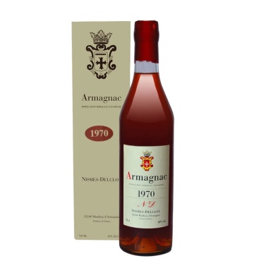 Armagnac Nismes Delclou 1970 0.7L