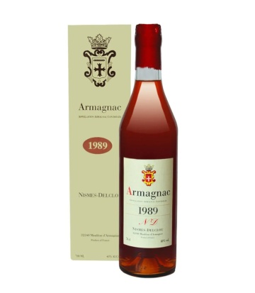 Armagnac Nismes Delclou 1989 0.7L