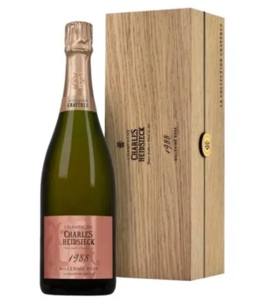 Charles Heidsieck Champagne Collection Crayere Rose 1988 Cutie de lemn 0.75L