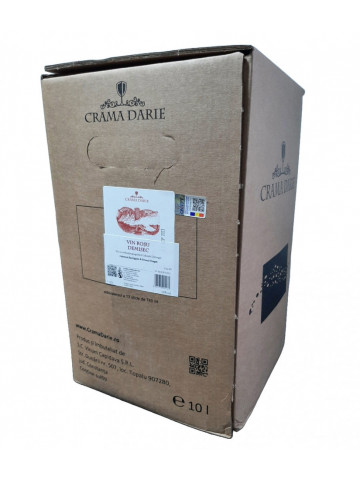Crama Darie Bag in Box Rosu Demisec 10L