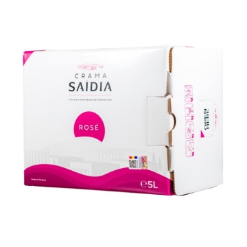 Crama Saidia Cupaj Rose Demisec Bag in Box 5L