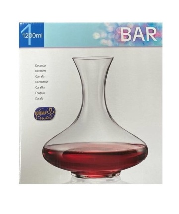 Decantor Sticla Cristalina Vin 1200 ml