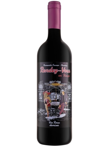 DFR Rendez Vous Rosu Demisec 0.75L