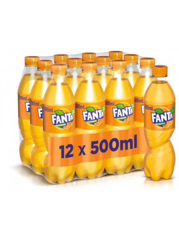Fanta Orange Bautura Carbogazoasa 0.5L 12/bax