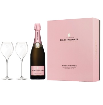 Louis Roederer Brut Rose Vintage Cutie 2 Pahare 0.75L