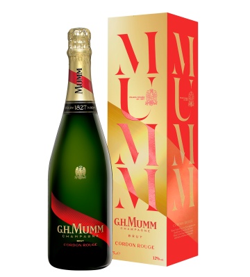Mumm Cordon Rouge Brut Cutie Cadou 0.75L