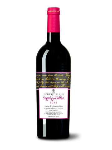 Podere le Ripi Sogni e Follia Rosso di Montalcino DOC 2019 0.75L