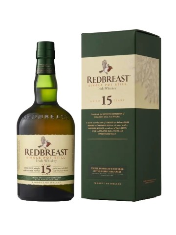 Redbreast 15 YO Single Pot Still Irish Whiskey 0.7L