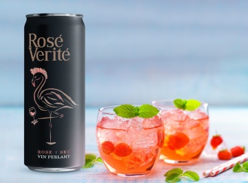 Rose Verite Vin Perlant Sec Doza 0.25L