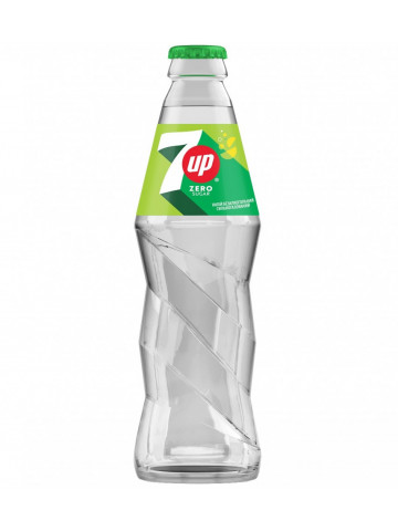 7up Zero Zahar Sticla 0.25L