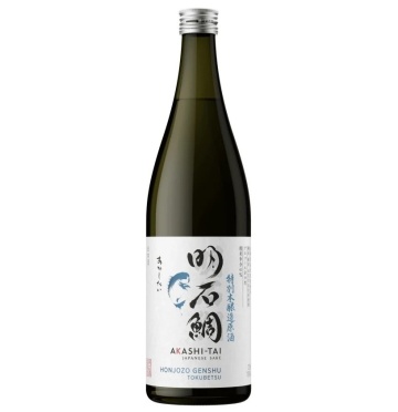 Akashi Sake Honjozo Genshu Tokubetsu 0.72L