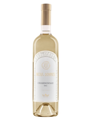 Beciul Domnesc Chardonnay Sec 13.5%, 0.75L