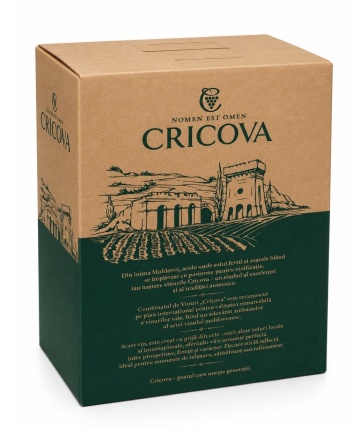 Cricova Rose Demisec Bag In Box 10L