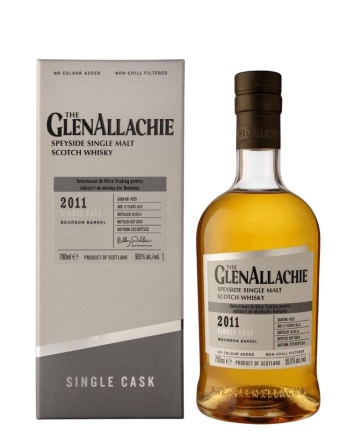 GlenAllachie Single Cask Bourbon Romania, 2011, #4535, 59.9% 0.7L