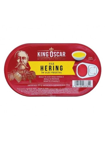 King Oscar Hering File Ulei 160g