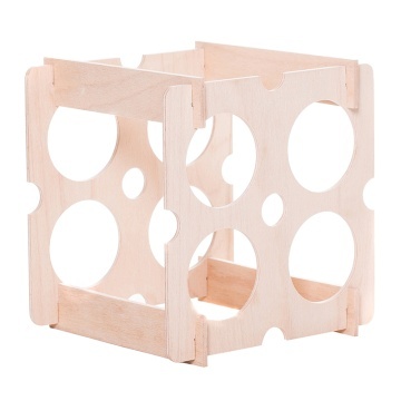 Raft Brick natur patrat 4 sticle vin