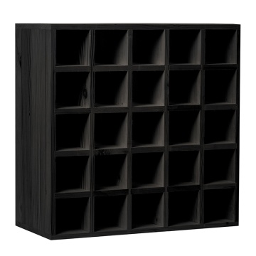 Raft negru retea CubX 25 sticle vin