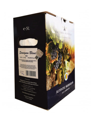 Statiunea Murfatlar Sauvignon Blanc Sec Bag in Box 5L