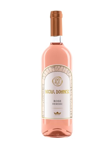 Beciul Domnesc, Rose, Demisec, 12%, 0.75L