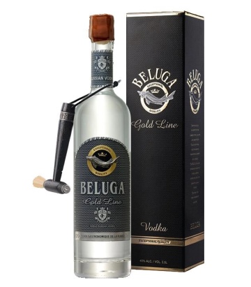 Beluga Gold Line Vodka Cutie Carton Cadou + Shaker 0.7L