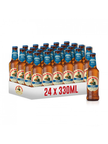Birra Moretti, Bere fara alcool, Sticla, 24 X 0.33L, Bax