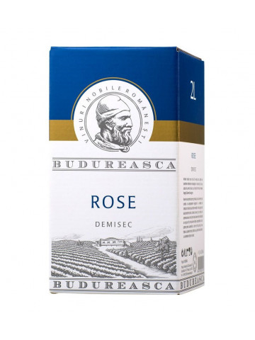 Budureasca Rose Demisec Bag in Box 2L