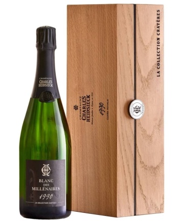 Charles Heidsieck Champagne Collection Crayere Blanc des Millénaires 1990 in Cutie de lemn 0.75L