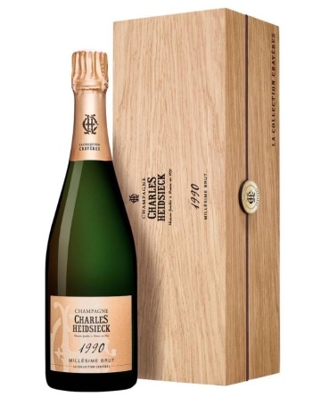Charles Heidsieck Champagne Collection Crayere Brut 1990 Cutie de lemn 0.75L