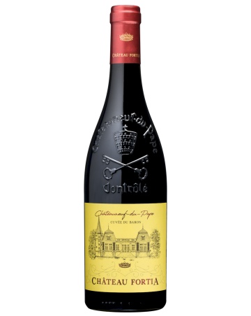 Chateau Fortia Châteauneuf-du-Pape Rouge 2021 Cuvée du Baron 0.75L