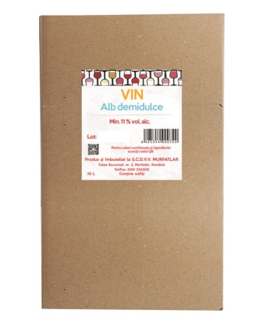 Crama Statiunea Murfatlar Vin Alb Demidulce Bag in Box 10L