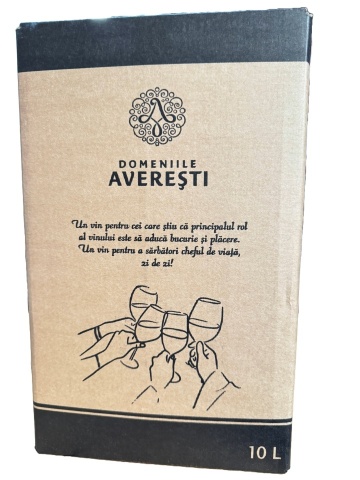 Domeniile Averesti Cabernet Sauvignon Roșu Demisec Bag In Box 10L