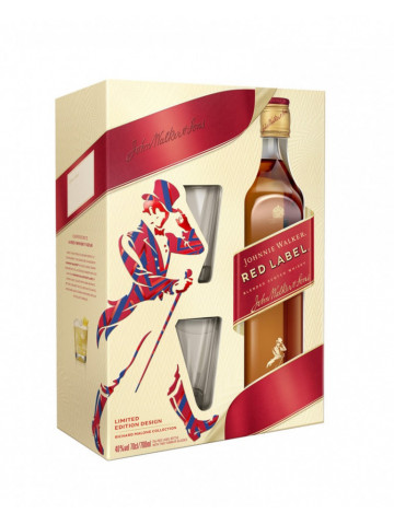 Johnnie Walker Red Label Pahare 0.7L