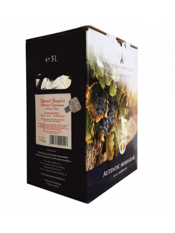 Statiunea Murfatlar Cabernet Sauvignon & Feteasca Neagra Rose Demisec Bag In Box 5L