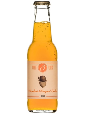 Three Cents Mandarin & Bergamot Soda 0.2L