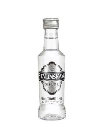 Vodka Stalinskaya Silver Miniatura 0.05L
