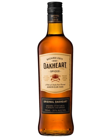 Bacardi Rum Oakheart Spiced Rum 0.7L