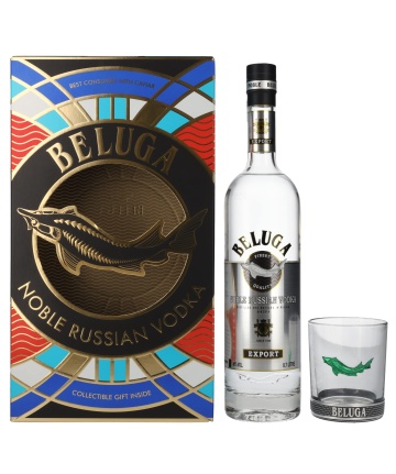 Beluga Noble Vodka Cutie Pahar Cadou 0.7L