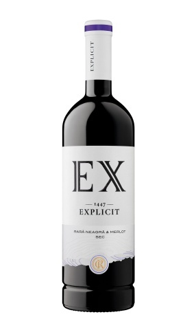 Cramele Recas Explicit Rara Neagra Merlot Sec 0.75L