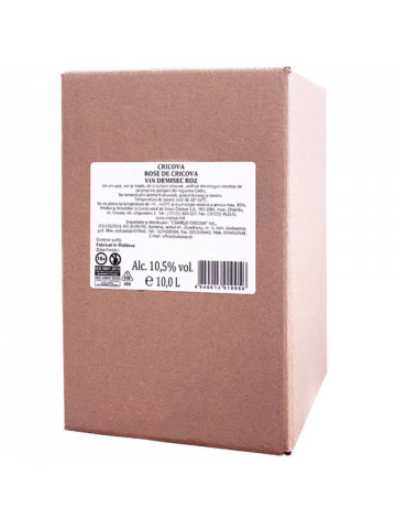 Cricova Rose Demisec Bag In Box 10L