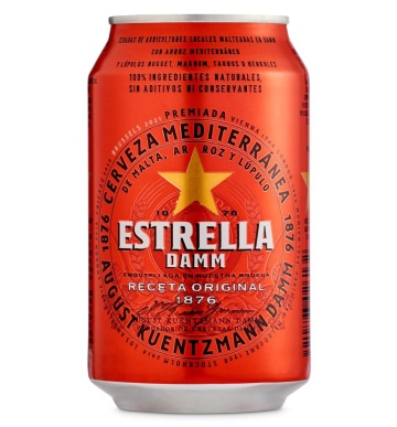 Estrella Damm Doza 0.33L