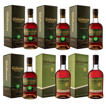 GlenAllachie Colectie Cask Strength 10 YO 6 Expresii 0.7L