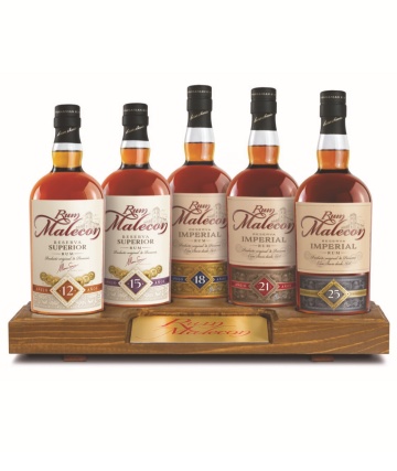 Malecon Rum Reserva Superior Expozitor Pachet 12 Ani, 15 Ani, 18 Ani, 21 Ani, 25 Ani 0.7L
