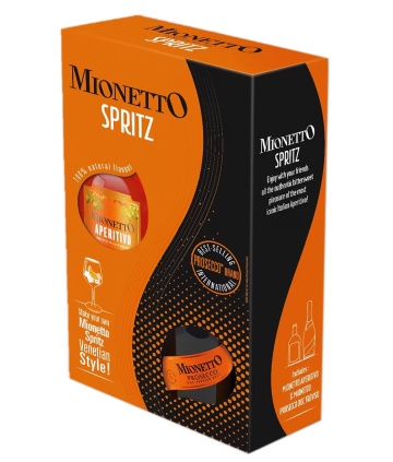Pachet Spritz Mionetto Aperitivo 0.5L + Mionetto Prosecco DOC Treviso Brut Prestige Collection 0.75L