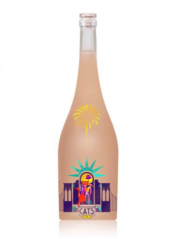 Sarica Niculitel Cats Feteasca Neagra, Pinot Noir, Syrah Rose Magnum 1.5L