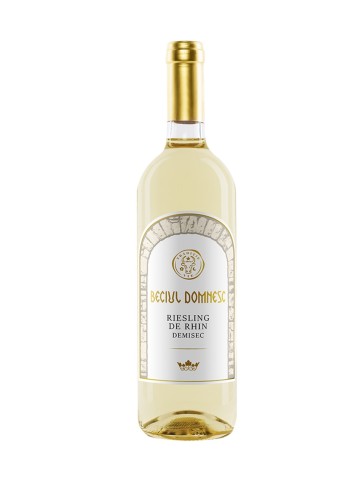 Beciul Domnesc, Riesling de Rhin, Demisec, 13.5%, 0.75L