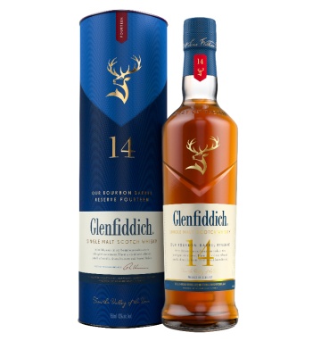 Glenfiddich 14 YO Bourbon Barrel Reserve 0.7L