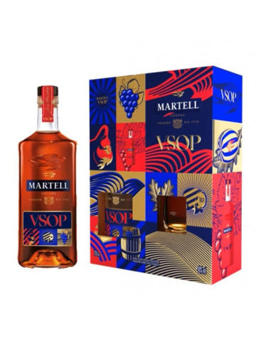 Martell Cognac VSOP Cutie Pahare 0.7L