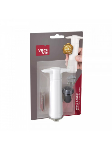 Vacu Vin Pompa Vacumat Wine Saver Alb 1 Dop